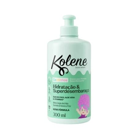 Creme Para Pentear Desembaraçante Kolene Cachinhos 300ml - Linha Para Cabelos Cacheados