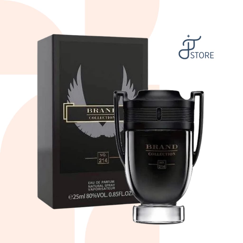 Perfume Importado Brand Collection (214) Oriental Âmbar Marcante Sofisticado Noite Masculino 25ml