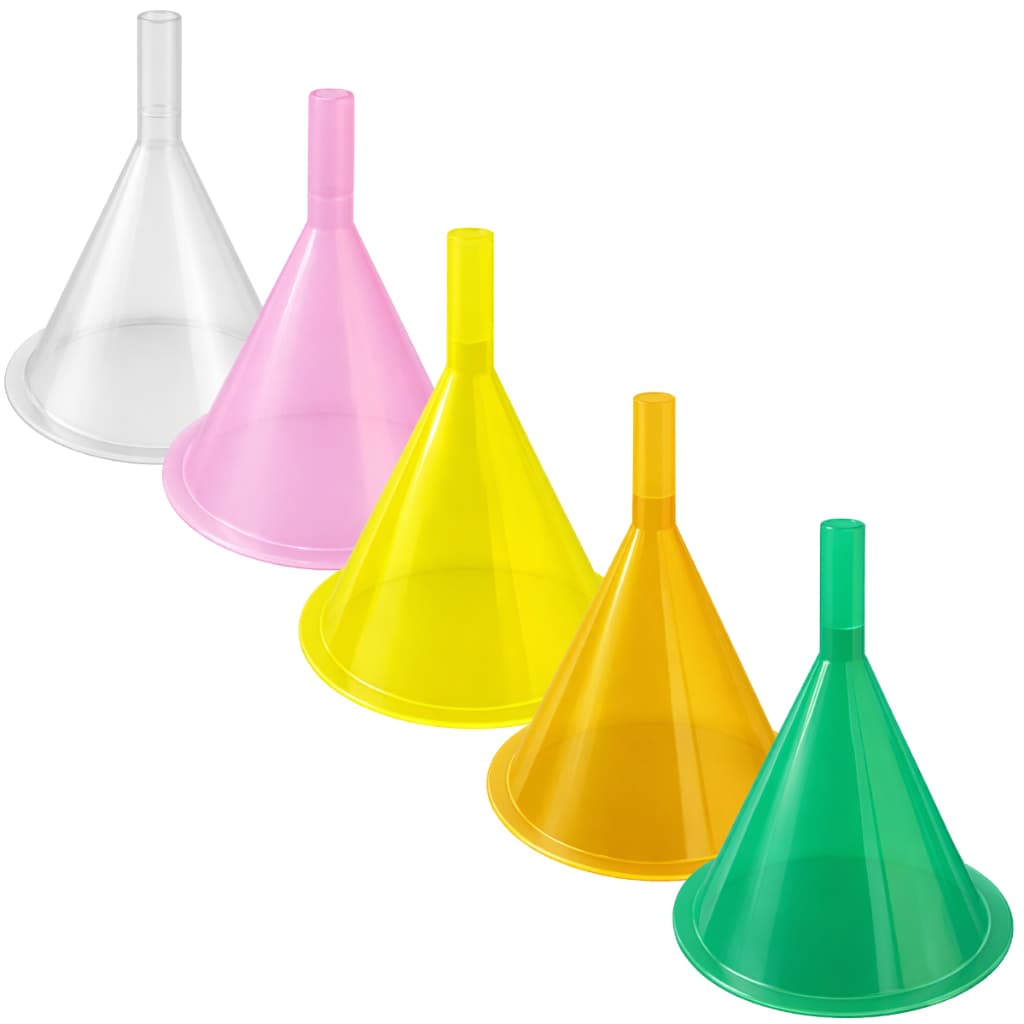 Funil Plástico 50mm Bico Grosso 7mm Portátil Prático Resistente Multiuso Uso Geral Seguro Reforçado