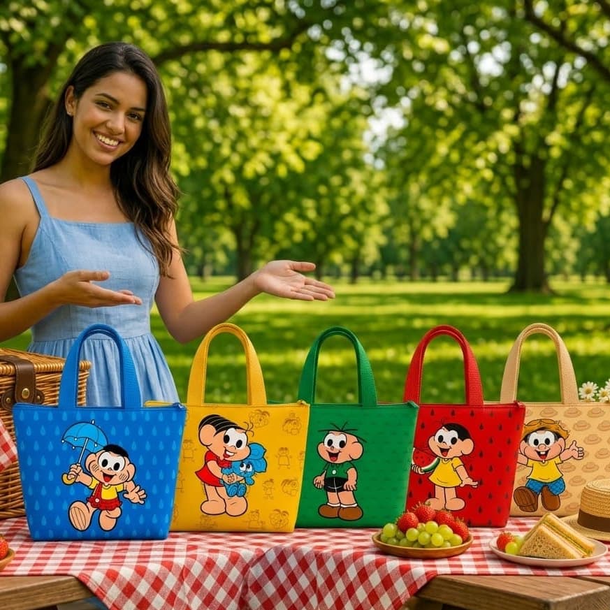 Sacolinha Turma da Mônica para eventos especiais.  KITS 10/20/30 unidades SEM PERSONALIZAÇÃO