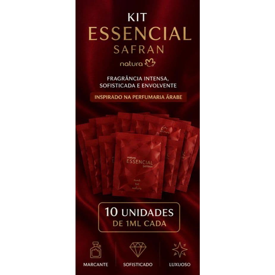 PERFUME ESSENCIAL SAFRAN FEMININO 1ML