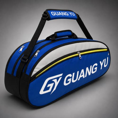 Raqueteira Mochila Para 6 Raquetes Tennis Beach Tennis Badminton Com Bolso
