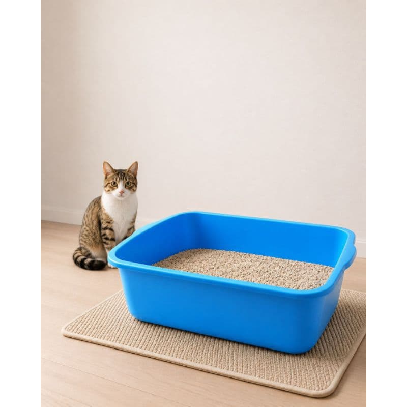 Caixa de areia gato pet higiênica sanitária resistente multiuso casa, apartamento cores viva  barato