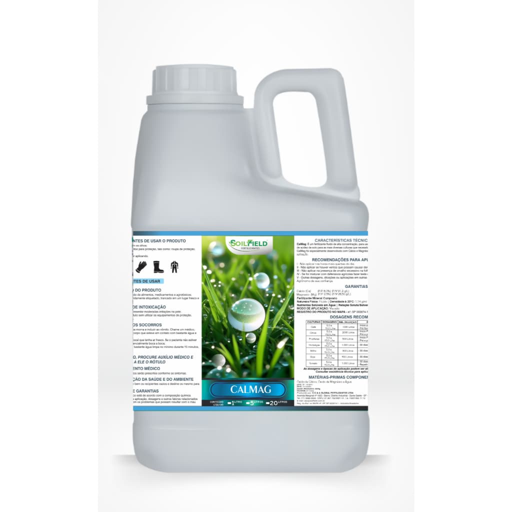 Fertilizante Foliar CalMag com Cálcio e Magnésio | Fertilizante Líquido com Alta Eficiencia Nutricional.