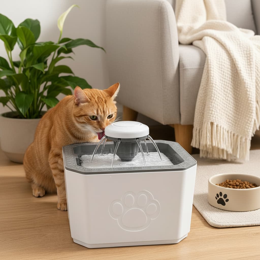 Fonte Bebedouro Automatica Silenciosa Pets 20cm Agua Fresca Hidratação Continua pet gato cachorro