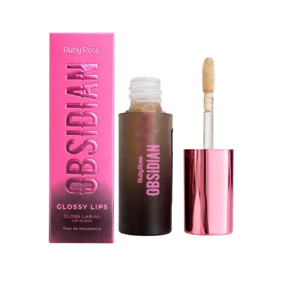 Glos Labial Glossy Lips Obsidian - Ruby Rose