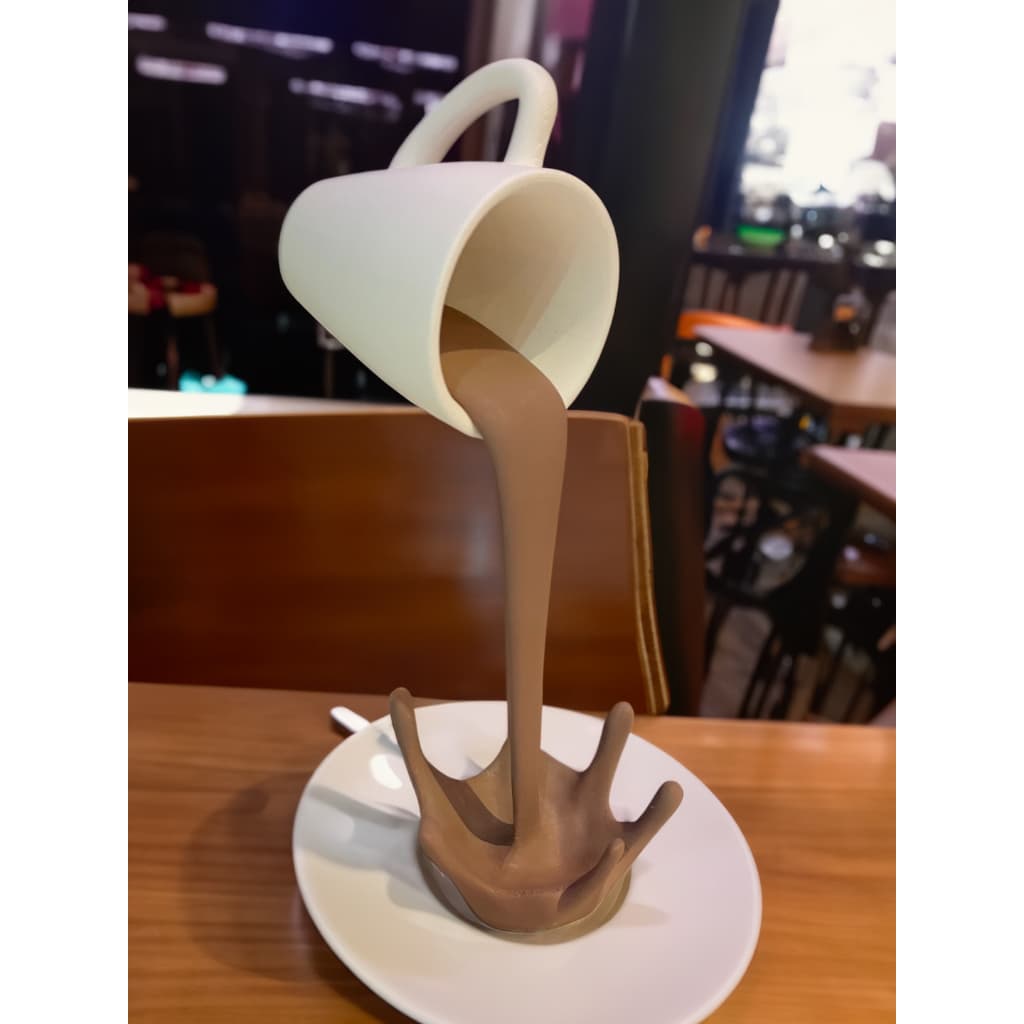 Xícara Flutuante Caneca Anti Gravidade Decorativo Cantinho do café Impressão 3D