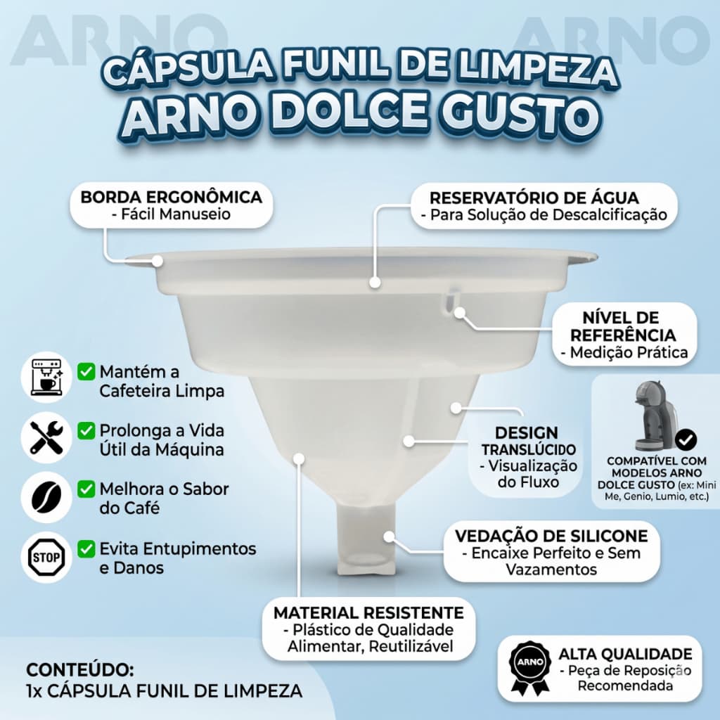 Cápsula De Manutenção E Higiene Compatível Dolce Gusto Genio S Mini Me