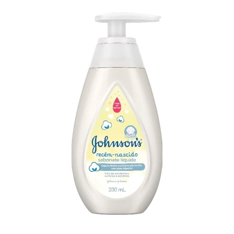 Johnson's Baby Sabonete Líquido Recém Nascido, 200ml