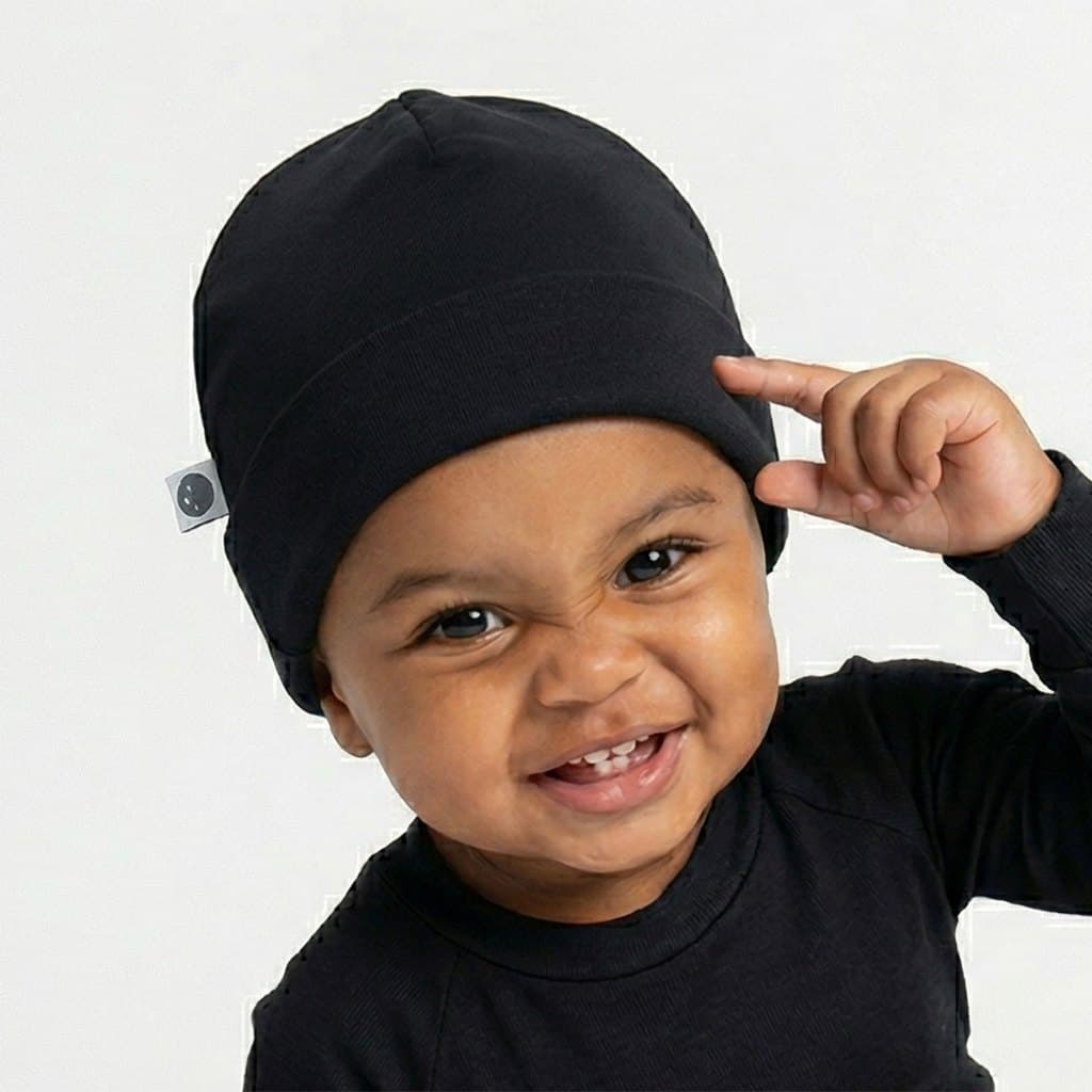 Gorro Térmico Bebê e Infantil Concuca Termocontrol Menino Menina Touca Térmica Preto Inverno