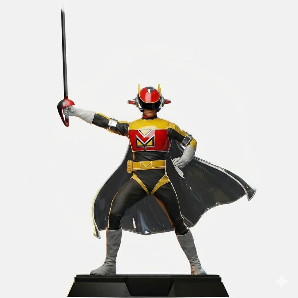 tokusatsu - machine man - impressão 3d - orçamento de outros personagens no chat