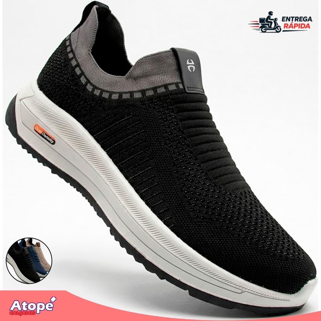 Tênis Sem Cadarço Masculino Ferricelli Casual Slip On Leve