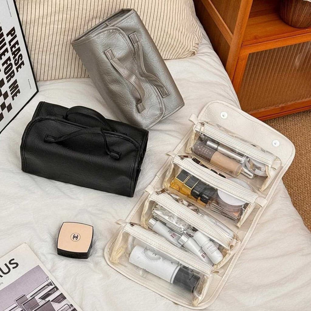 Necessaire Organizadora De Viagem Bolsa Portátil Multifuncional Bolsa Para Maquiagem Grande