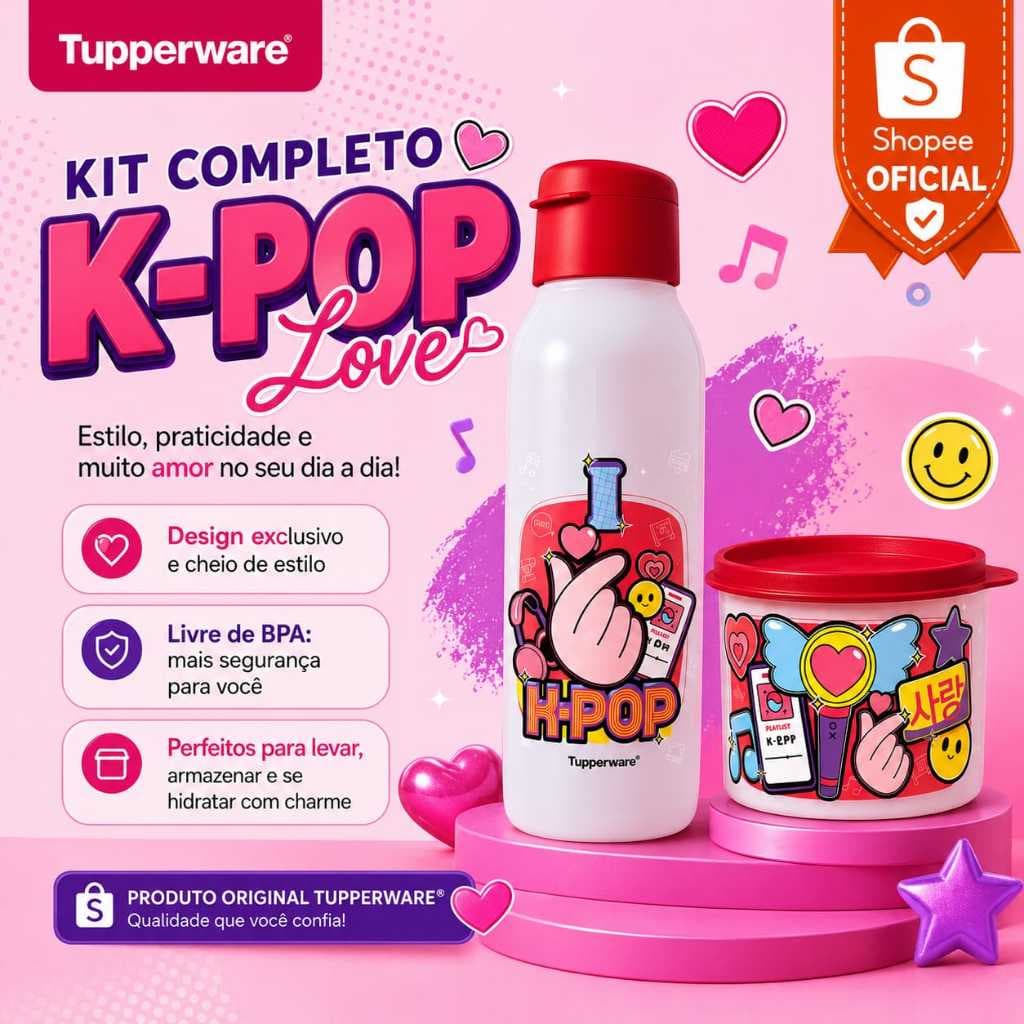 Tupperware Kit  K-Pop Love