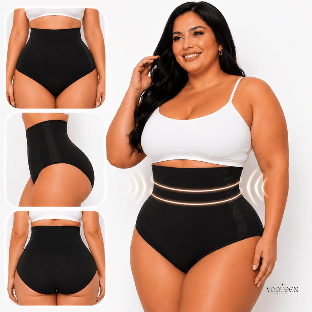 2 UNIDADES Calcinha Cinta Modeladora Plus Size Cintura Compressão Cós Alto Redutora De Medidas