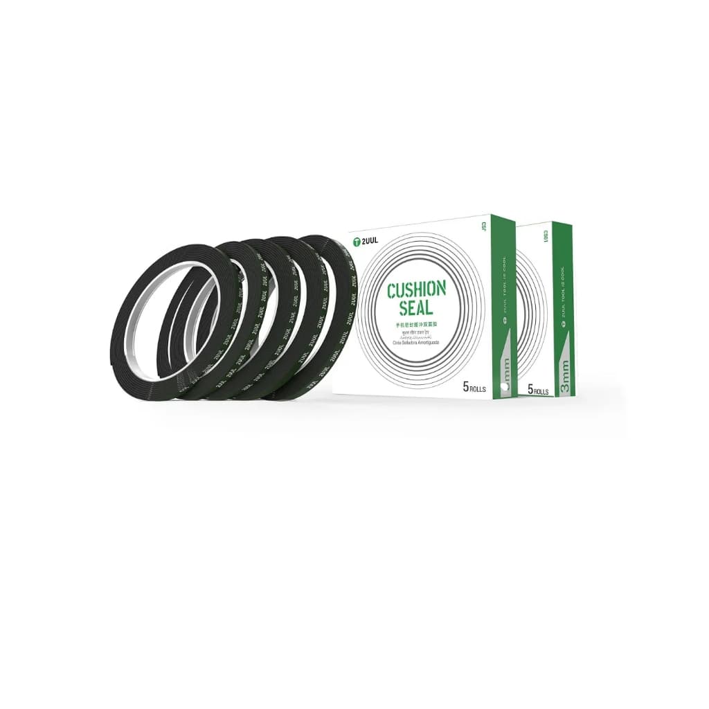 Fitas de vedação 2UUL para moldura de tela e tampa traseira 3mmX10m(CS01) (5 rolos/pacote)
