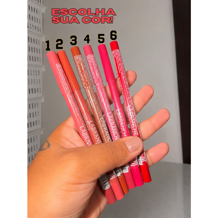 Lápis Para Contorno Labial Labranche Lápis de Boca Longa Duração