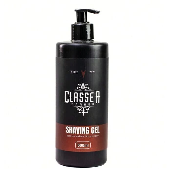 Shaving Gel Hidratante de Barbear Classe A Transparente Para Barbear Profissional