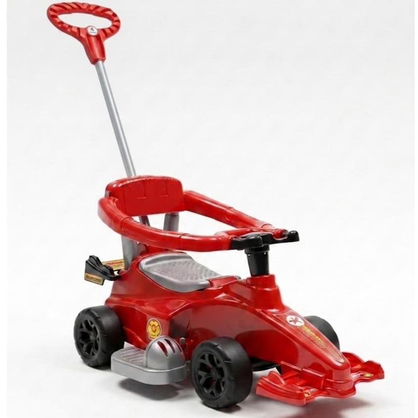 Quadriciclo Infantil Speed Flash Esportivo Carrinho de Passeio com Haste Removível Motoca Calesita