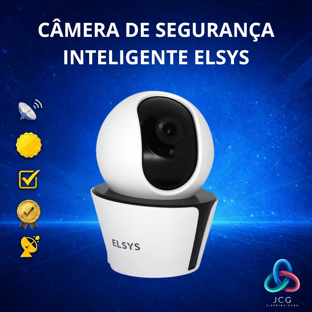 Câmera De Segurança inteligente Elsys, Wi-Fi, ESC-WR4F