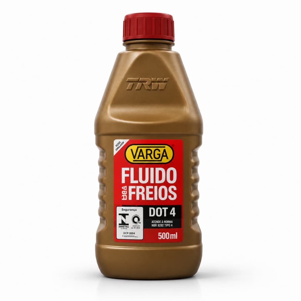 Fluido de Freio DOT 04 Varga TRW Universal Carro Moto Original 500mL Reservatório Kit