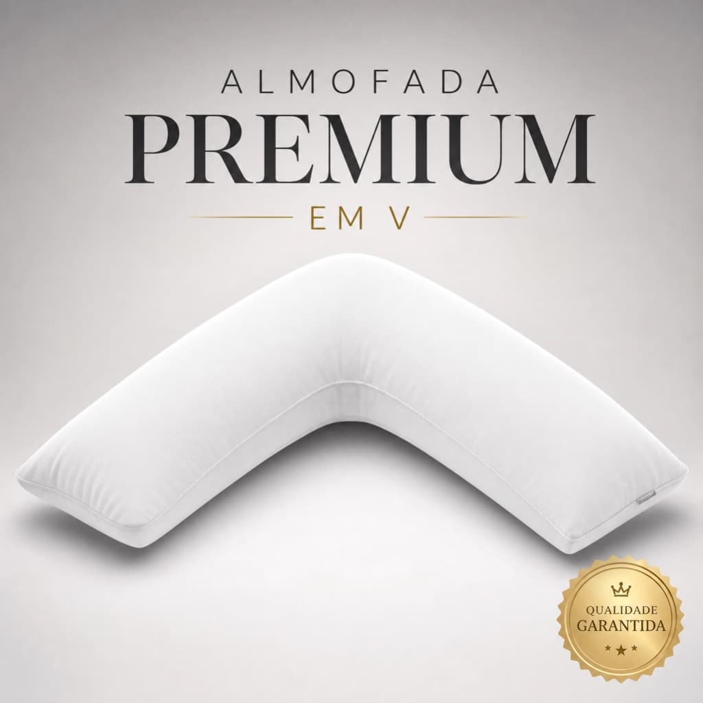 Almofada em V Formato Amamentação Apoio Encosto
