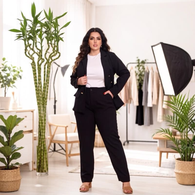 Conjunto Alfaiataria Plus Size do GG ao G3 - Perfeito!