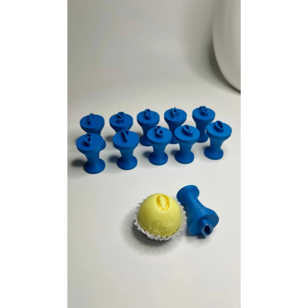 Carimbo marcador personalizado para brigadeiro números grandes