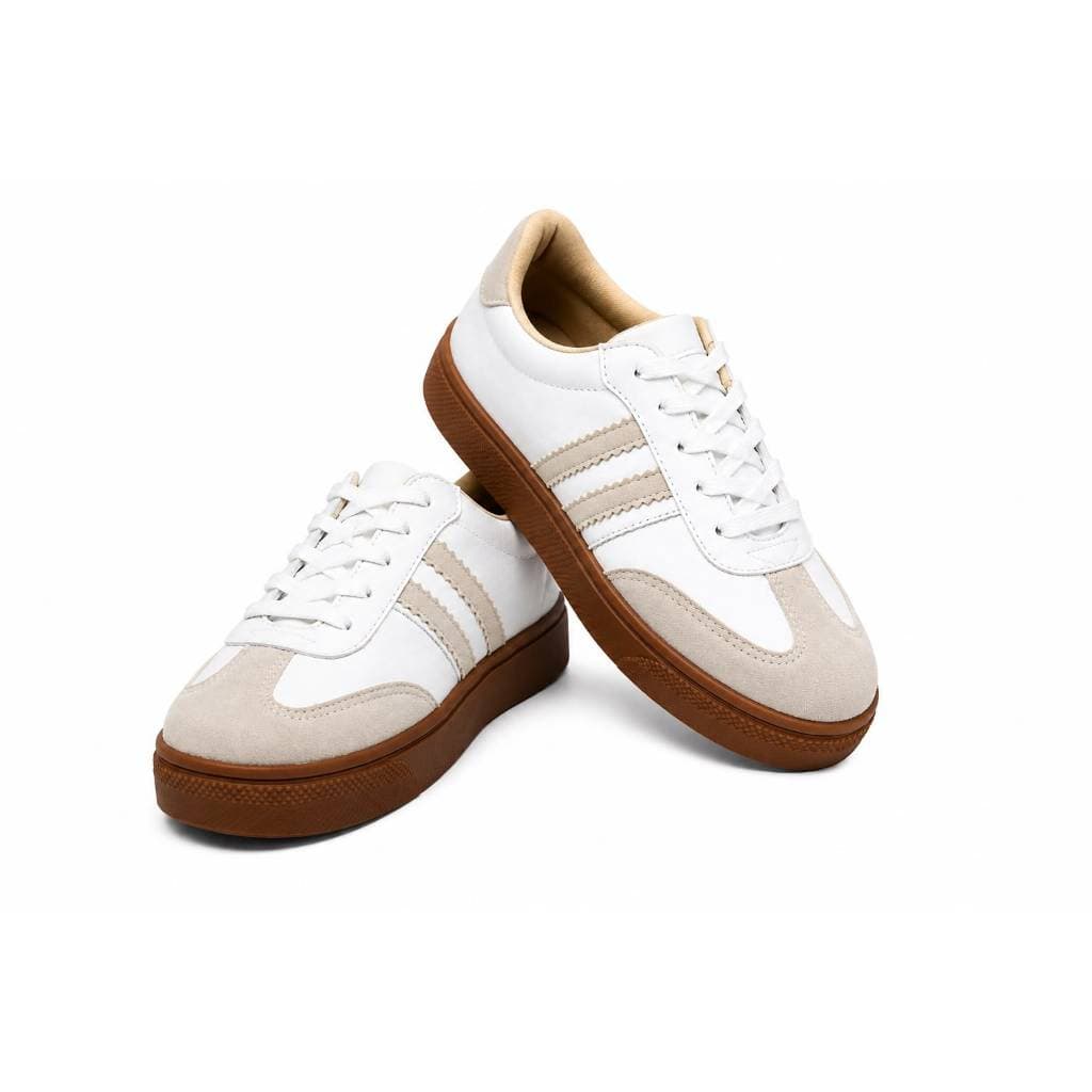 Tênis Feminino Casual Plataforma Confortável Estilo Retrô Fashion Antiderrapante