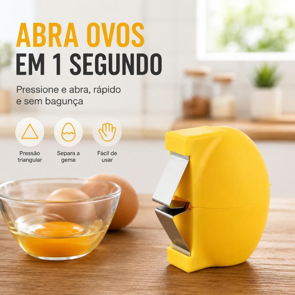 Aleyro Practical Stainless Steel Egg Cracker for Home Kitchen Assorted Colors