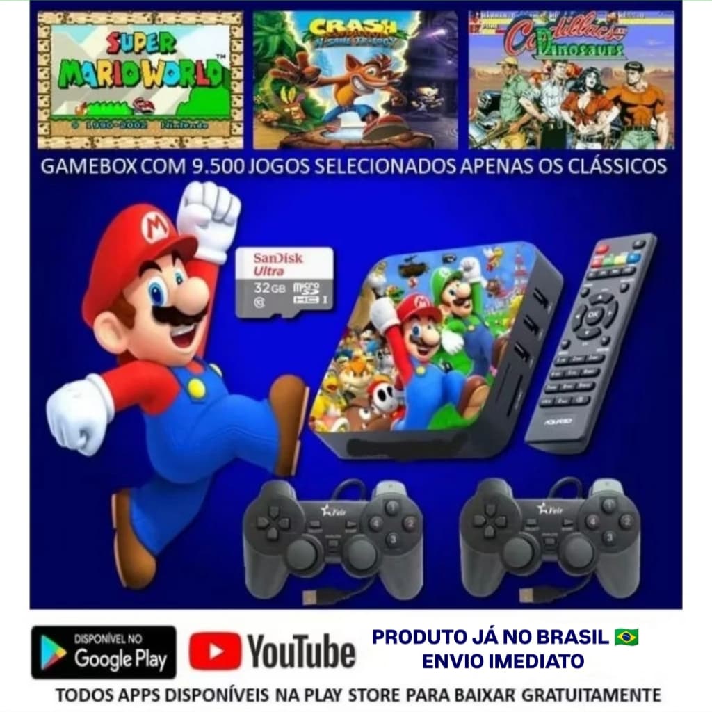 Video Game Retro Box com mais de 10.000 Jogos atualizado 2026 Game Center