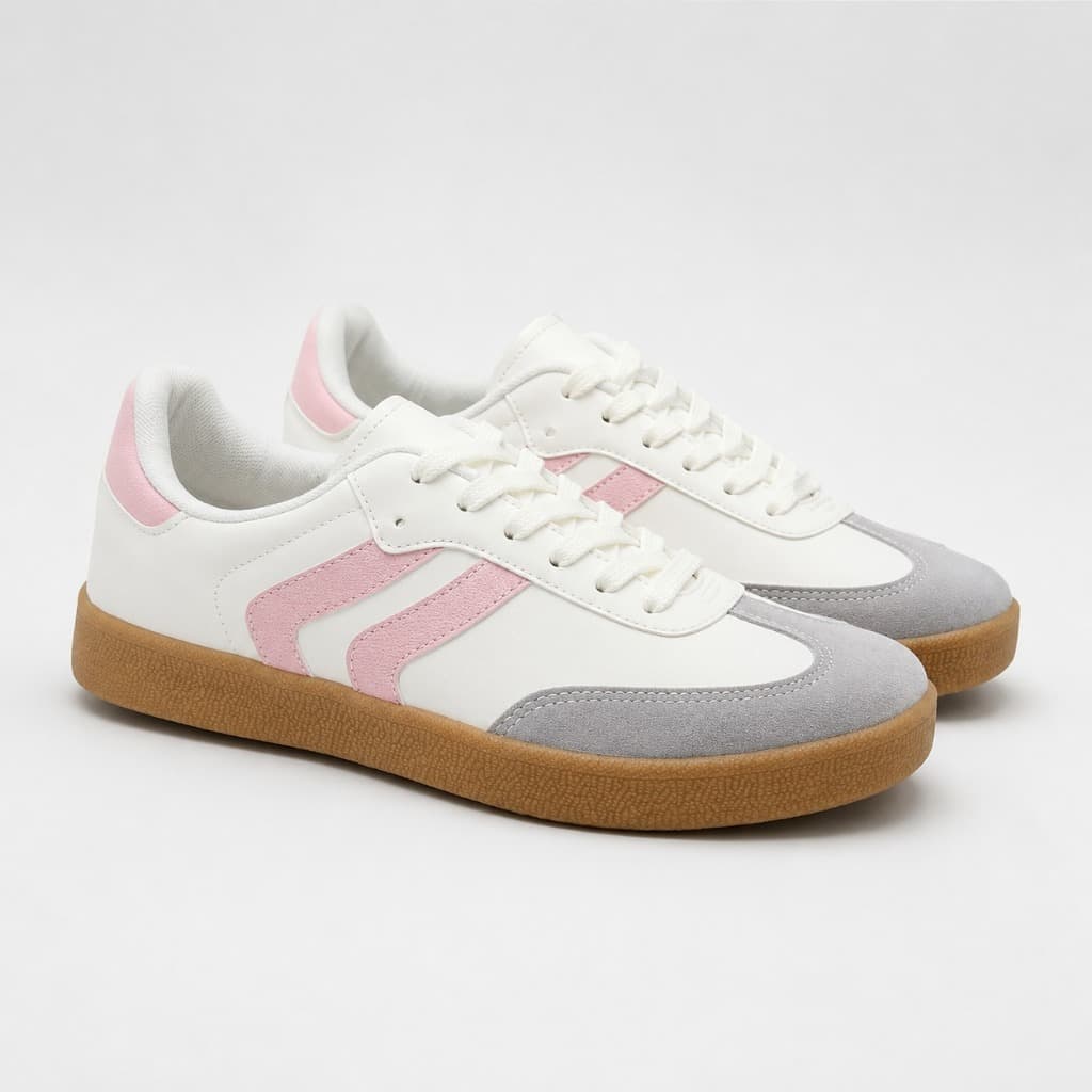 Tenis Feminino Casual Retro Estiloso da Moda Para Passeios Trbalho Com Solado Macio Confortavel
