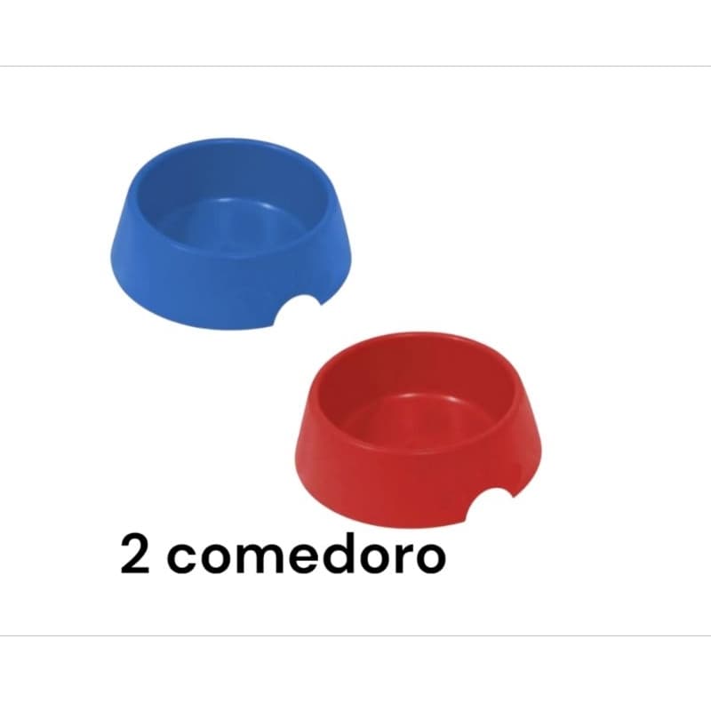 2 comedouro cores variadas