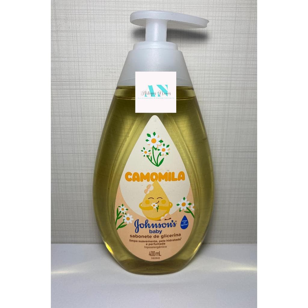 Sabonete Líquido Glicerina Camomila Johnson's Baby, 400mL