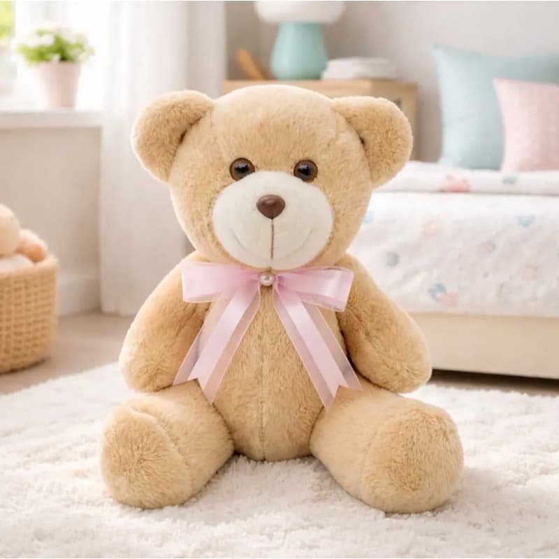 Urso Articulado Caramelo 20cm Sentado