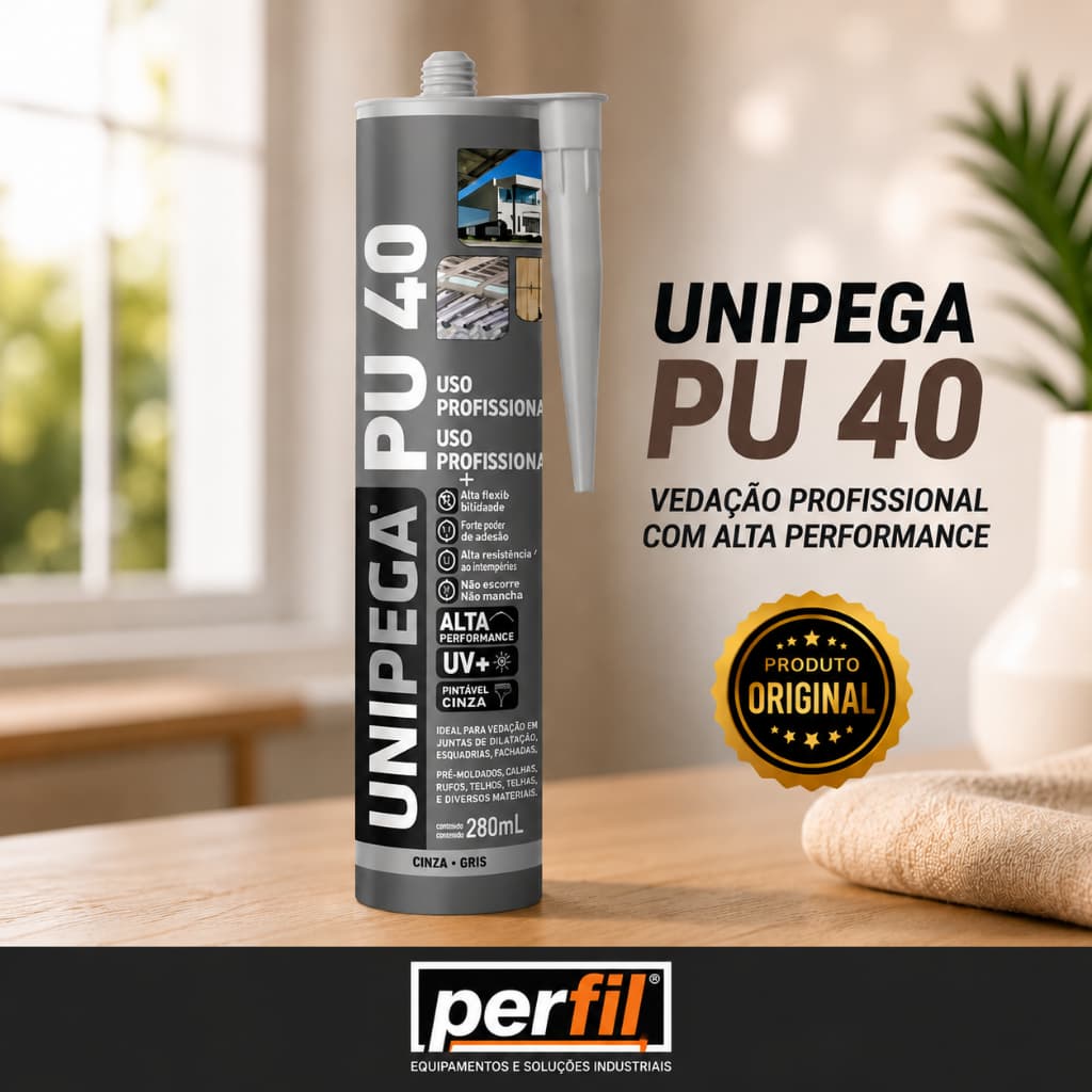 SILICONE PU40 CINZA 400g UNIPEGA silicone pu silicone vedação cola pu 40 com aplicador cola pu