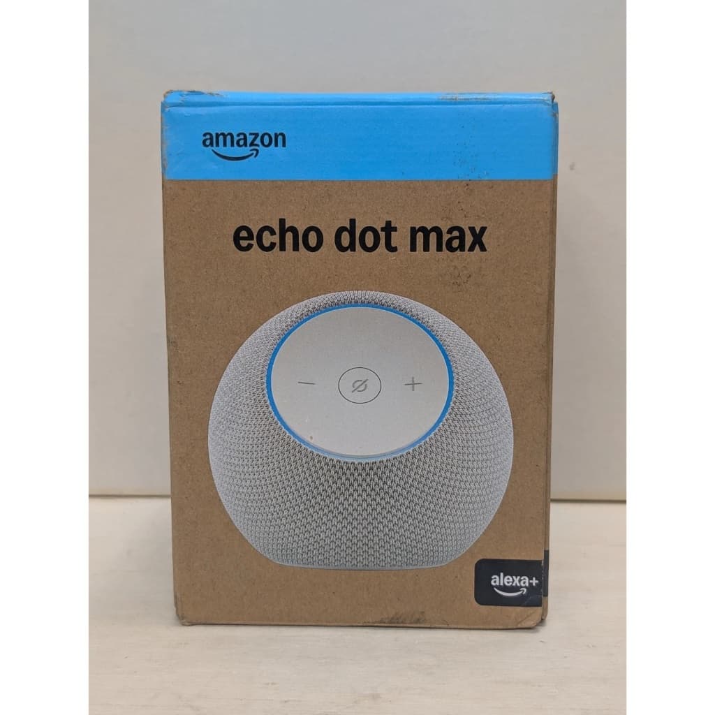 Caixa de Som Inteligente Amazon Echo Dot Max (Geração mais recente), 2025 com Alexa - Cor Branco