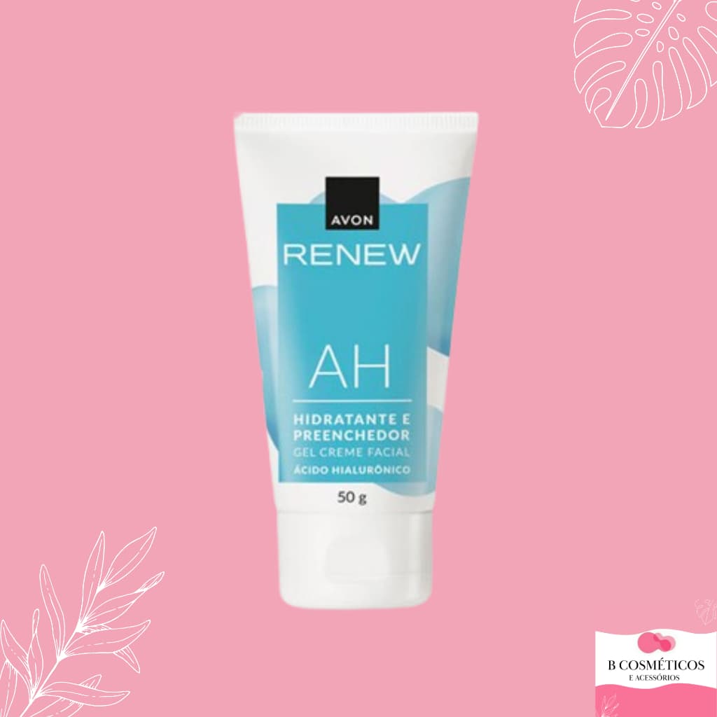 Hidratante Facial Preenchedor com Ácido Hialurônico Avon Renew 50g