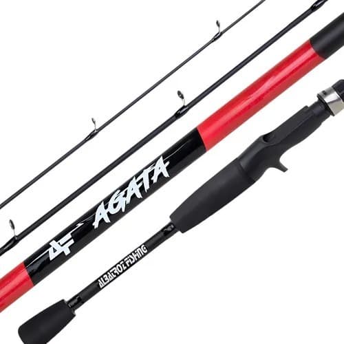 vara de pesca agata 1,80m albatroz fishing molinete/carretilha