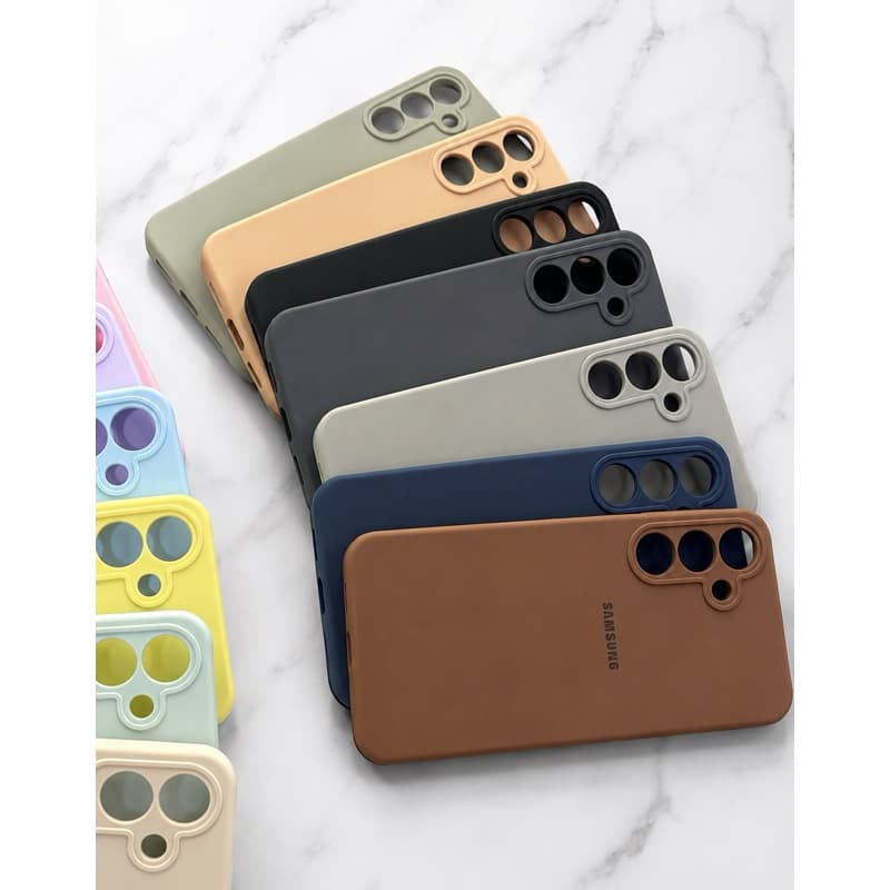 Capa Capinha Lisa Forro Basica Camurça por dentro Samsung para s22/s23/s24/ normal plus ultra