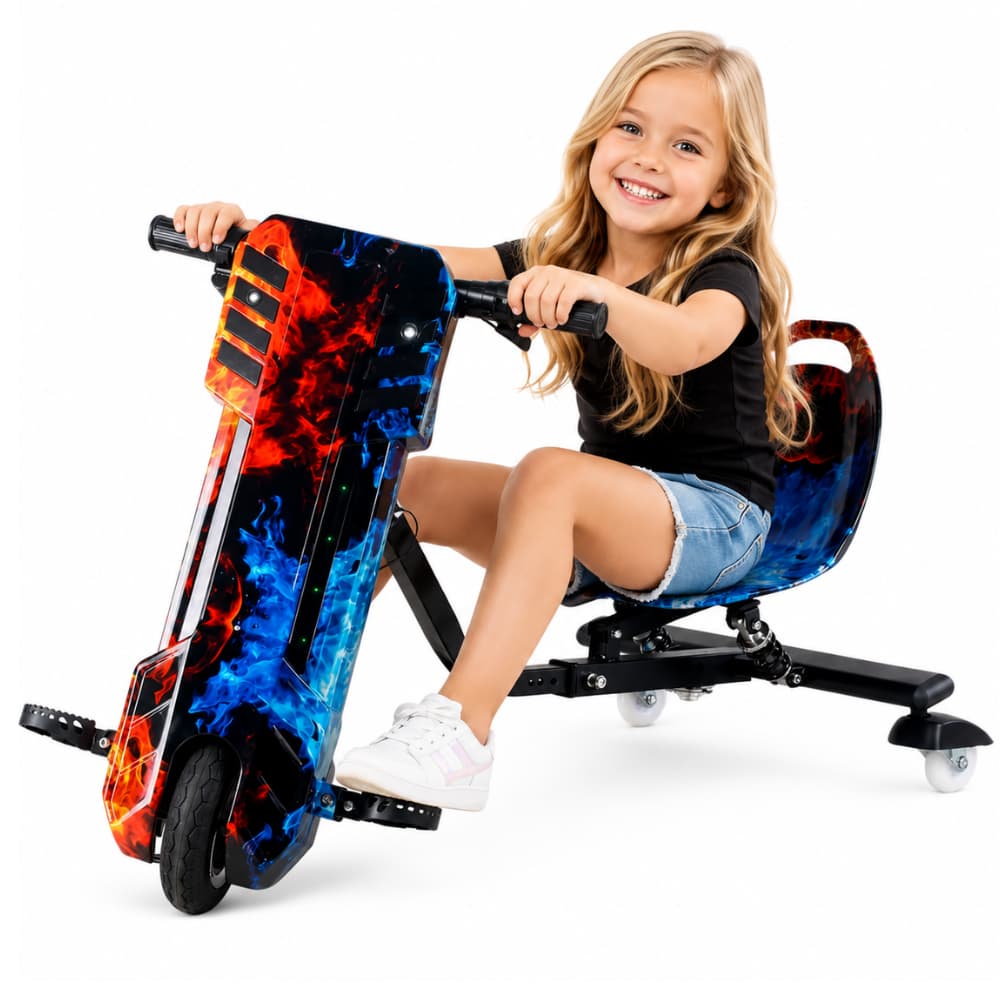Triciclo elétrico infantil drift bike elétrica Triciclo motorizado mini drift triciclo crianças brinquedo radical bi