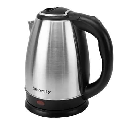 Jarra Elétrica Smartfy JE02I 1,8L 1500W Inox Preta 220V Aquecimento Rápido