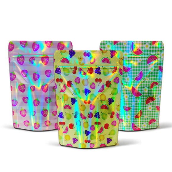 Saquinho Metalizado Zip 10x15cm Lembrancinha Festa Infantil Zip Abre e Fecha Saquinho Vazio Piquenique