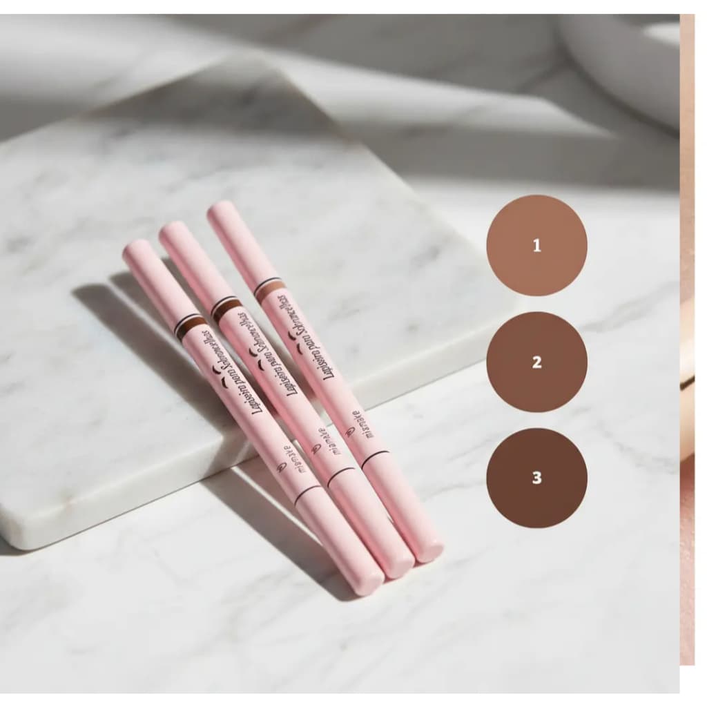 Lápis Delineador para Sobrancelhas Ultra Fino 3 Cores Natural Longa Duração