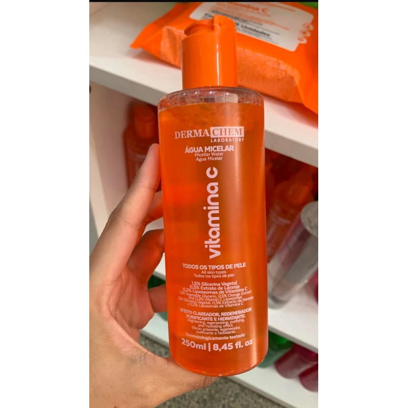 Água Micelar Vitamina C Dermachem – 250ml