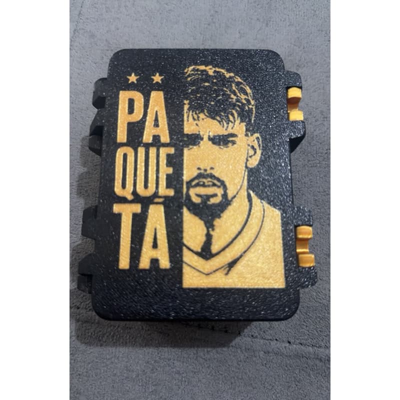Porta Figurinha copa do mundo Paqueta, com suporte interno móvel para encaixar as figurinhas,Brinde um chaveiro chuteira