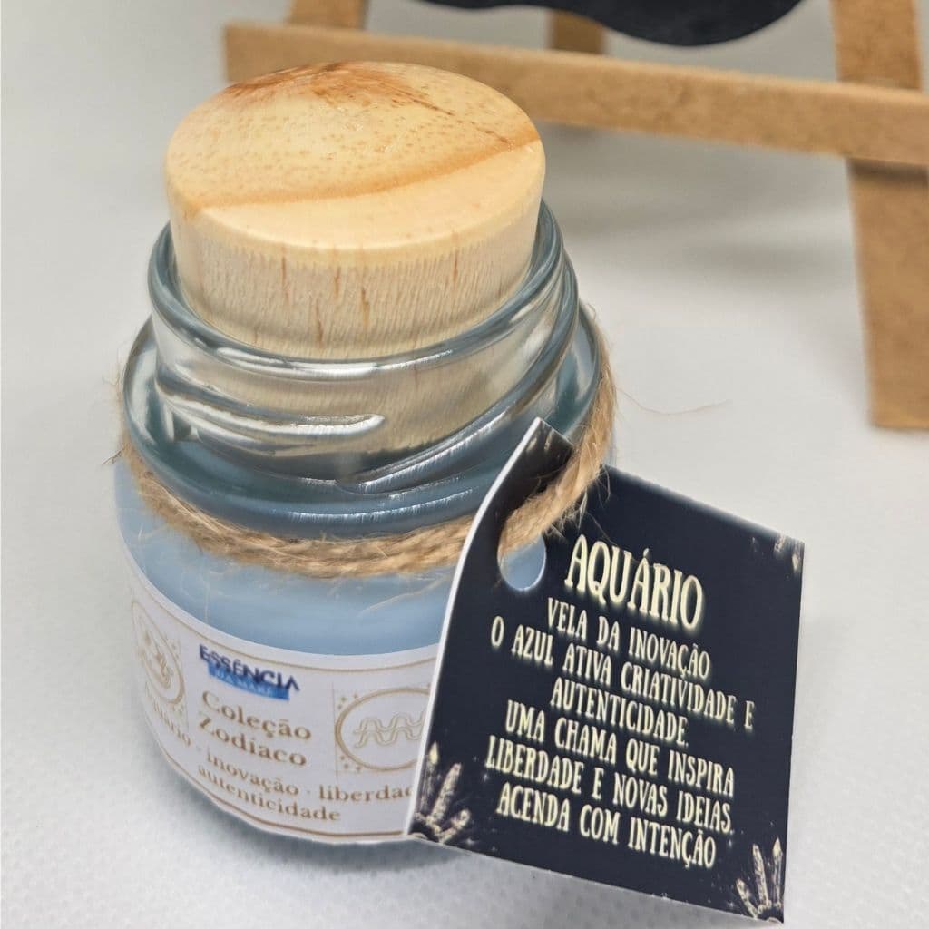 Vela Aromática dos Signos 25g | Escolha Seu Signo | Presente Místico e Decorativo