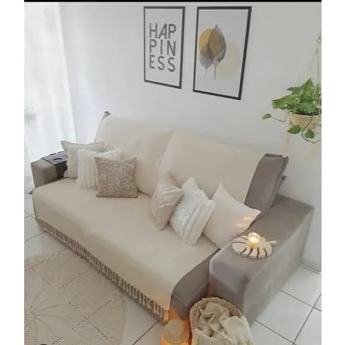 Manta Sofá 2,40 x 1,80 Retrátil Gigante Casal Queen Luxo