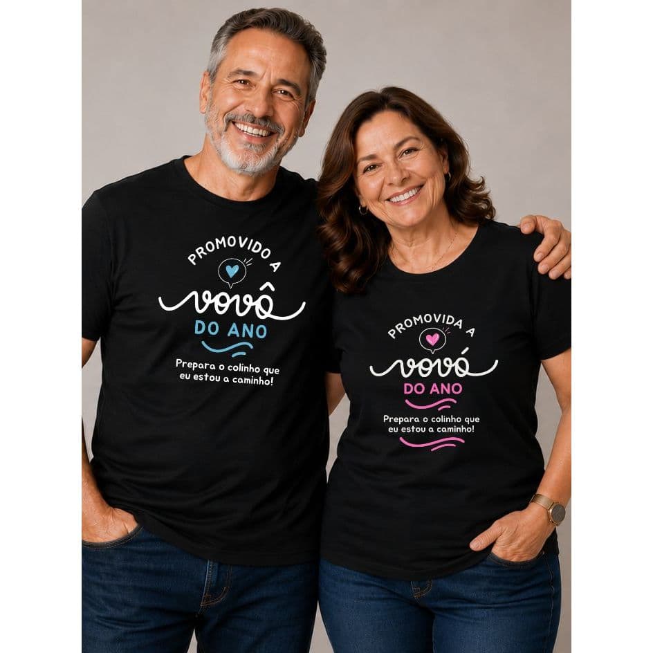 Camiseta Para Avô Camisa Para Vô Promovido A Vovô