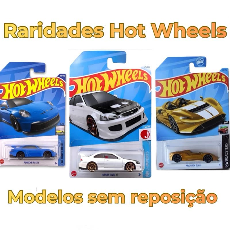 Hot Wheels Originais | Modelos Selecionados | Estoque Final | Variações
